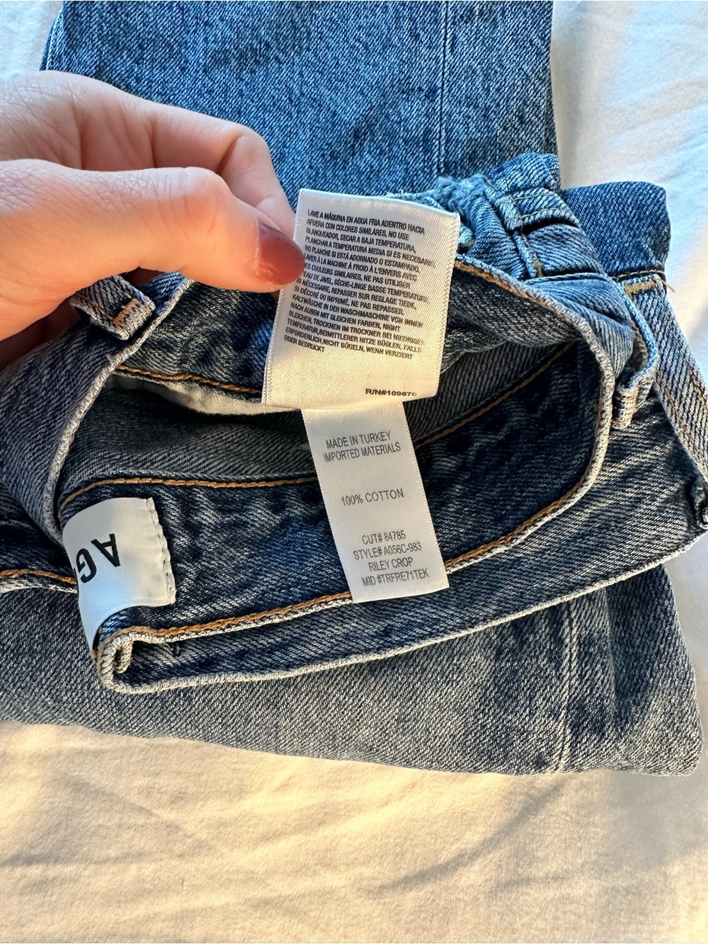 Agolde Riley Crop Jeans - Picture 8 of 8
